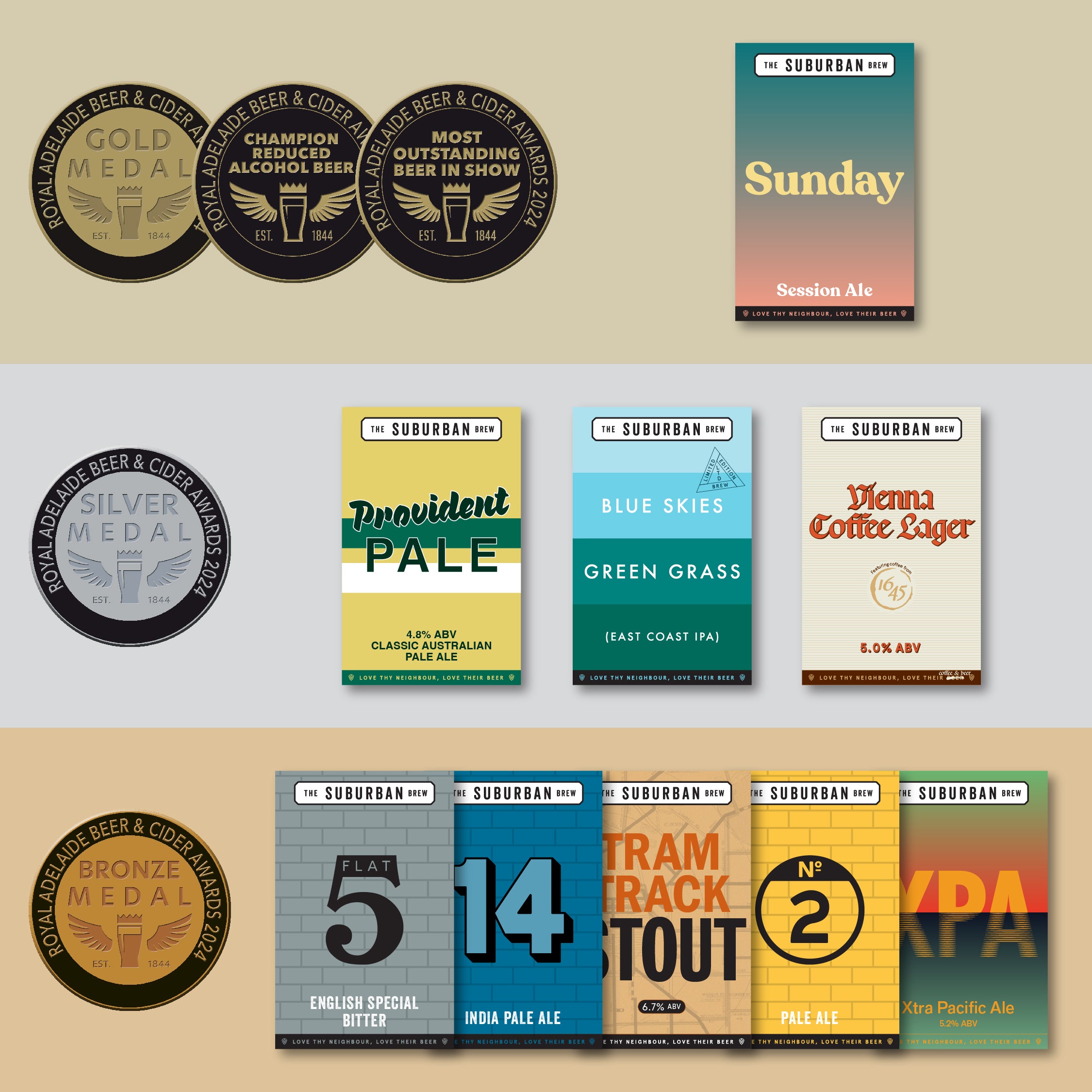 Sunday Session Ale Royal Adelaide Beer & Cider Awards Champion Beer