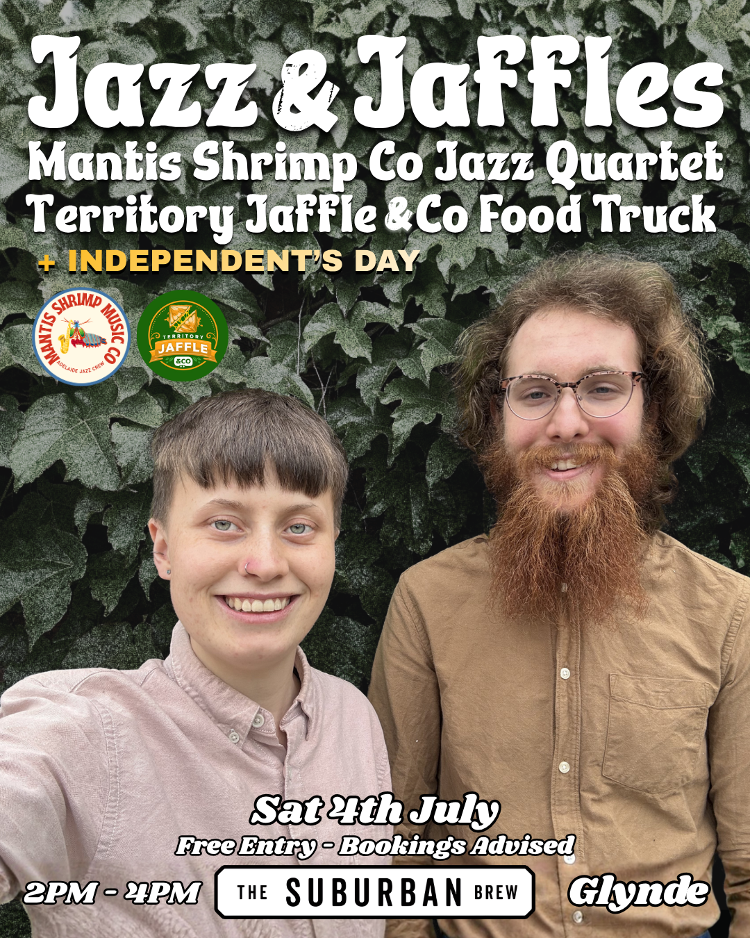 Jazz & Jaffles ft. Mantis Shrimp Co Jazz Quartet + Independent's Day 🎷🧇