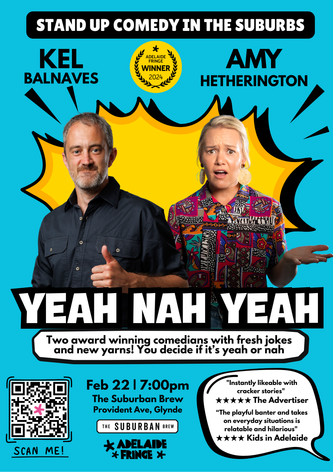 Yeah Nah Yeah: Amy Hetherington and Kel Balnaves