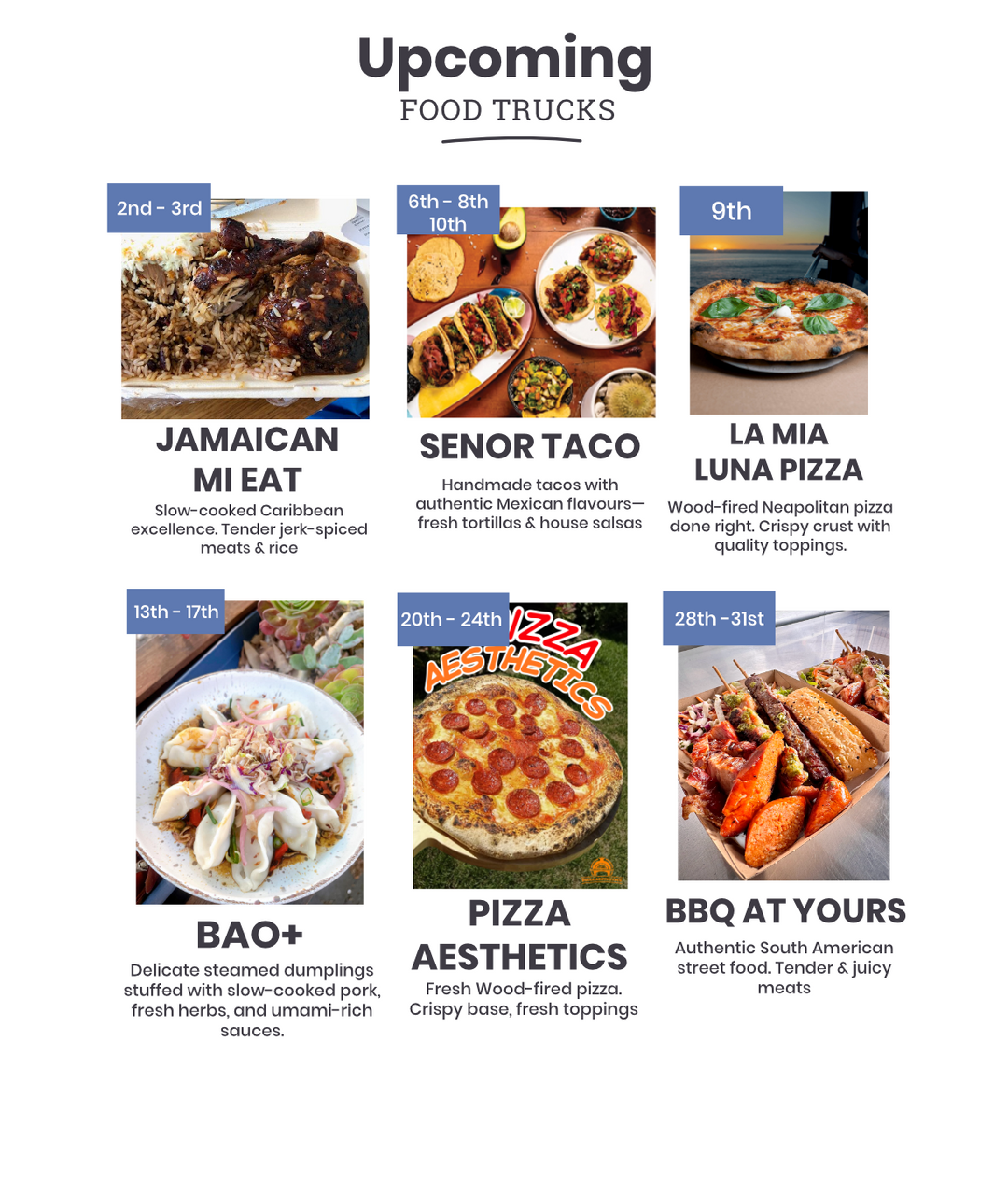 April Food Trucks at Suburban Brew Glynde