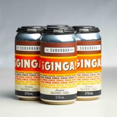 'Ginga' Alcoholic Ginger Beer by The Suburban Brew
craft beer from The Suburban Brew Adelaide - Award-winning craft beer
```
